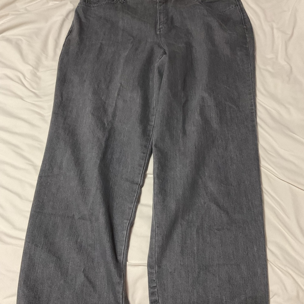 Gray Denim Jeans Gloria Vanderbilt
Size 18W
Gently worn dresses being